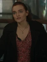 You S05 Madeline Brewer Black Leather Coat - Image 4