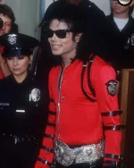 Michael Jackson Bad Red Handmade Jacket - Image 2