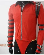 Michael Jackson Bad Red Handmade Jacket - Image 4
