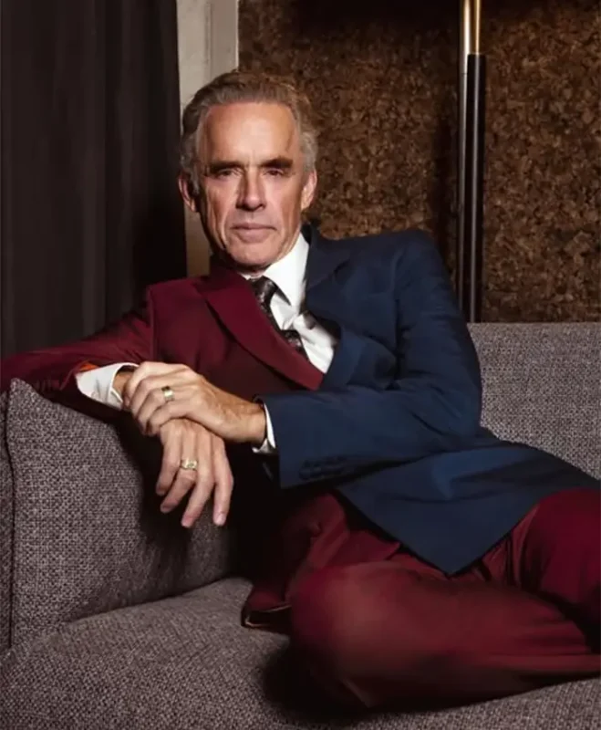 Buy-Jordan-Peterson-We-Who-Wrestle-With-God-Tuxedo-Coat-For-Sale-659x800 Jordan Peterson Blue & Maroon Classic Suit - Image 1