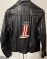 American Flag Harley Davidson Logo Jacket - Image 3