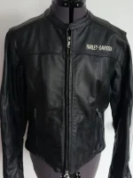 American Flag Harley Davidson Logo Jacket - Image 4