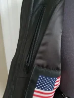 American Flag Harley Davidson Logo Jacket - Image 6