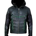 Arrow Season 4 Oliver Queen Leather Jacket