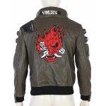 Cyberpunk 2077 Brown Leather Jacket - Image 3