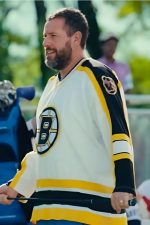 Happy Gilmore 2 Adam Sandler White Blank Boston Jersey - Image 2