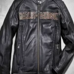 Harley Davidson Men Black Biker Jacket