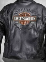 Harley Davidson Men Black Biker Jacket - Image 2