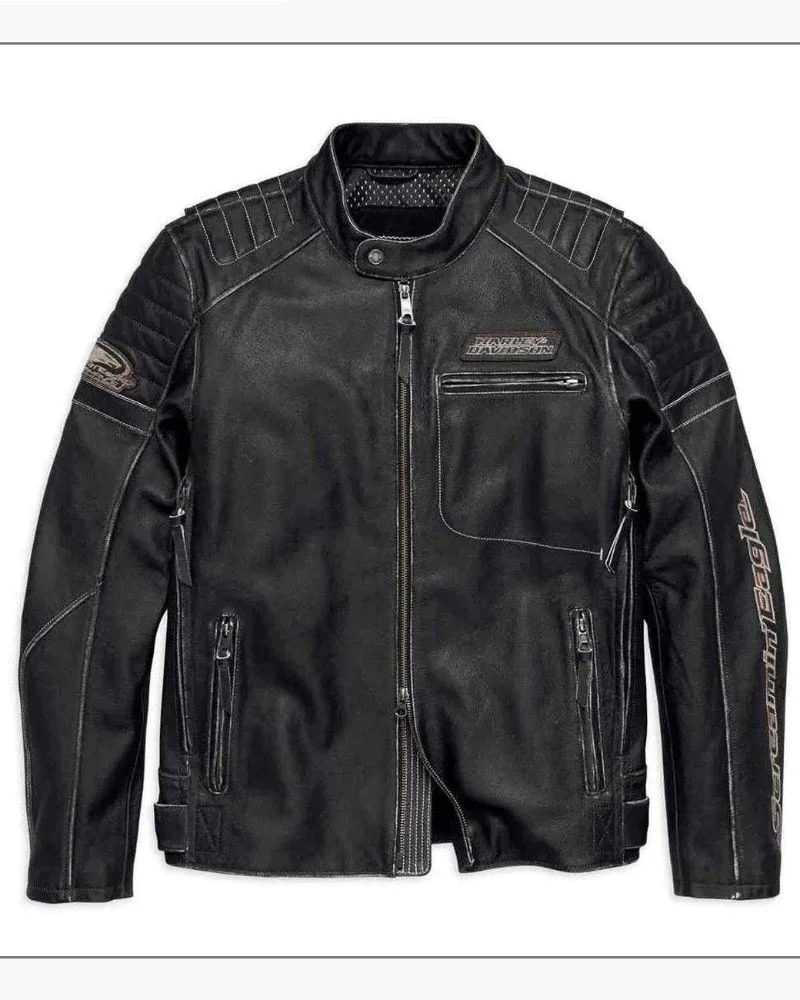 harley-davidson-mens-screamin-eagle-logo-jacket-01 Harley-Davidson Men's Screamin' Eagle Logo Jacket - Image 1