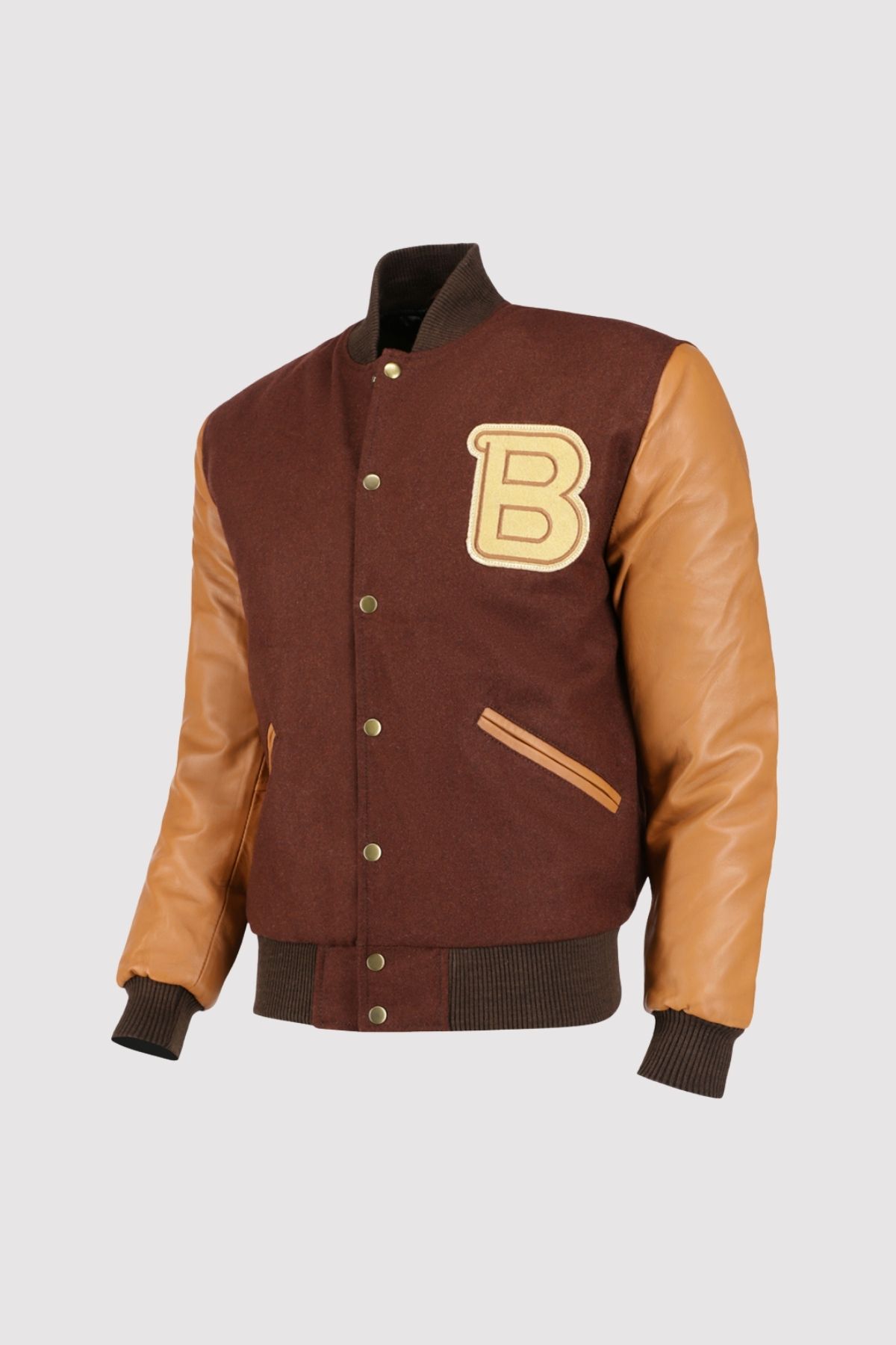 hotline-miami-brown-letterman-jacket-01 Hotline Miami Brown Letterman Jacket - Image 1