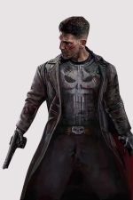 Jon Bernthal Punisher Black Leather Coat