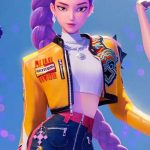 KPop Demon Hunters Rumi Yellow Leather Jacket