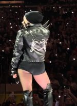 Lady Gaga How Bad Do U Want Me jacket – women’s black leather style