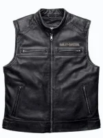 Men’s Harley Davidson Motorcycle Leather Vest