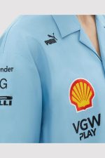 Miami Grand Prix 2024 Scuderia Ferrari Blue Shirt - Image 5