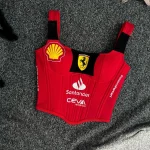 Women Racing Team Print Personalized Bra Tank - Image 3