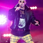 Bad Bunny Black Leather Jacket
