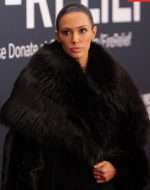Bianca Censori Grammys 2025 Black Fur Coat