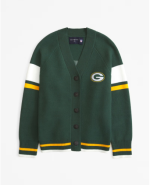 Green Bay Packers Luxe Loft Green Cardigan