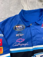 Vintage Nascar Formula 1 Oreo Racing Light Bomber Jacket - Image 3