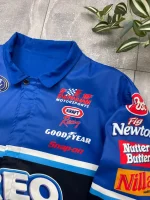 Vintage Nascar Formula 1 Oreo Racing Light Bomber Jacket - Image 2