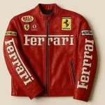 Premium Ferrari F1 Leather Jacket | Streetwear Racing Jacket