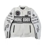 Mercedes Benz F1 Motorsport Racing Leather Jacket.