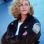 Kelly McGillis Top Gun Leather Jacket