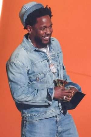 67th Annual GRAMMY Awards Kendrick Lamar Denim Jacket