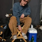 Lewis Pullman Thunderbolts Blue Striped Sweatshirt