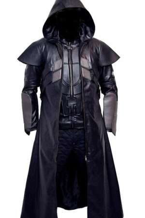Overwatch Reaper Black Leather Costume Coat