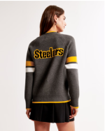 Pittsburgh Steelers Luxe Loft Grey Cardigan