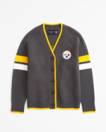 Pittsburgh Steelers Luxe Loft Grey Cardigan