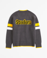 Pittsburgh Steelers Luxe Loft Grey Cardigan