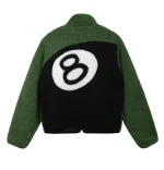 Stussy 8 Ball Fleece Sherpa Jacket
