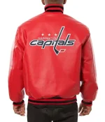 Washington Capitals Leather Jakcet