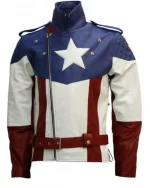 Avenger Hot Version Captain America Leather Jacket - Image 3