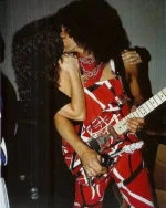 Eddie Van Halen Red and Black Jumpsuit - Image 3