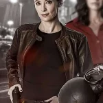 Aimee Stolte Hostile Takeover Black Leather Jacket
