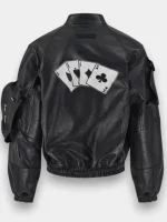 Kendrick Lamar Cards Leather Jacket - Image 2