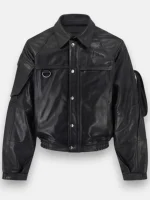 Kendrick Lamar Cards Leather Jacket - Image 3