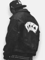 Kendrick Lamar Cards Leather Jacket