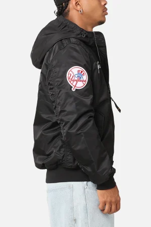 New York Yankees Alpha Industries L-2B Hooded Bomber Jacket