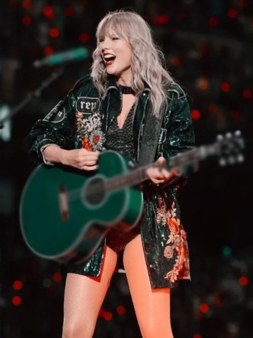Taylor-Swift-Reputation-Green-Jacket-500x667 Taylor Swift Reputation Jacket - Image 1