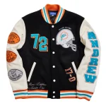 Andrew x Miami Dolphins Throwback Varsity Jacket