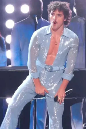Benson Boone Grammys 2025 Blue Jumpsuit