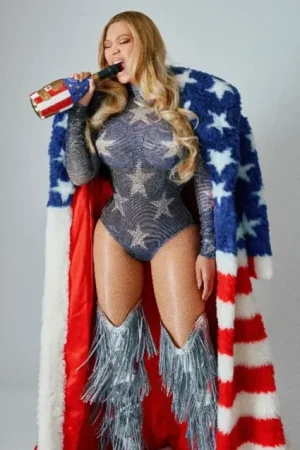 Beyonce Cowboy Carter Tour Fur Coat