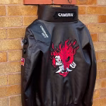 Cyberpunk Gaming SAMURAI Leather Jacket Cosplay Costume - Image 4