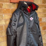 Cyberpunk Gaming SAMURAI Leather Jacket Cosplay Costume - Image 6