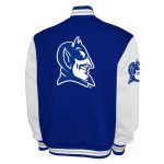 Duke Blue Devils Fleece Royal and White Varsity Jacket - Image 2